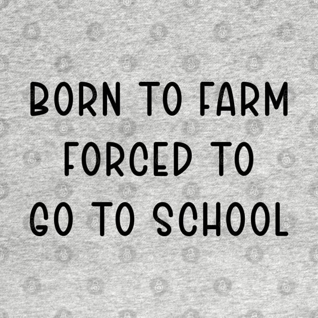 Born To Farm Forced To Go To School by TIHONA